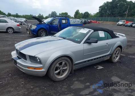 2005 Ford Mustang из США, поврежденный, VIN 1ZVFT84N755215467